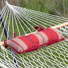 Sunnydaze Cotton Rope Freestanding Hammock with Spreader Bar with Portable Steel Stand and Pad and Pillow Set - 12' Stand - 2 of 4