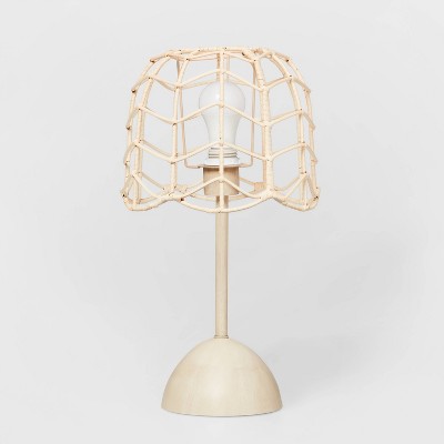 Rattan Table Lamp (Includes LED Light Bulb) Natural - Pillowfort™