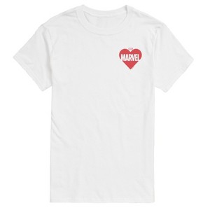 Men's - Marvel - Heart Valentine Short Sleeve Graphic T-Shirt - 1 of 3