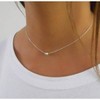 Women's Choker Necklace, 13 - 16 Inches, Sterling Silver/Gold Ball Bead Charm Everyday Necklaces - 2 of 4