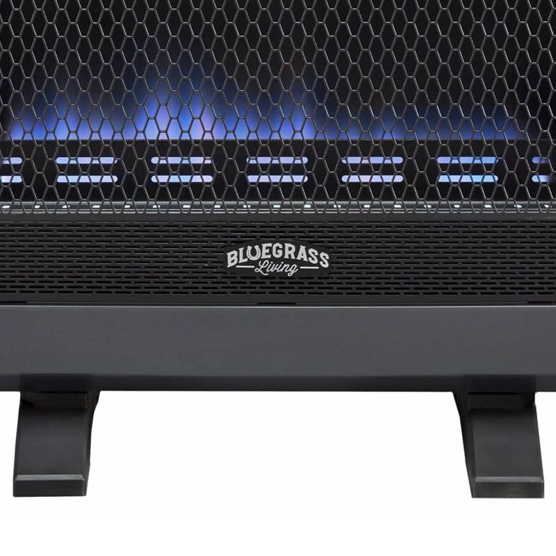 Bluegrass Living 30,000 BTU Heats 1,400 Square Feet Propane Gas Ventless Blue Flame Space Heater with Thermostat Blower, Wall Mounting, and Base Feet, 4 of 7