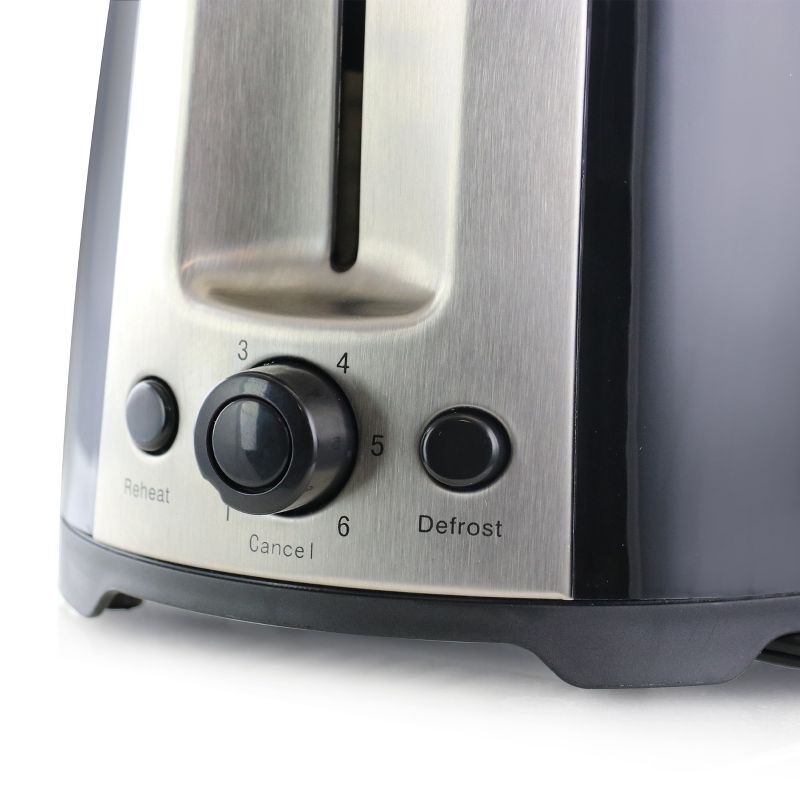 Better Chef Cool Touch Wide-Slot Toaster in Black, 4 of 6
