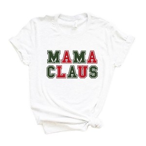 Simply Sage Market Women's Mama Claus Colorful Short Sleeve Graphic Tee - 1 of 4
