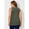 Catherines Women's Plus Size Petite Suprema Tank - 3 of 4