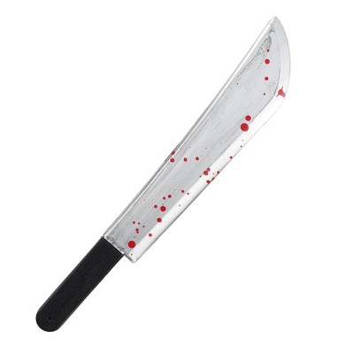Kroeger Inc. Bloody Plastic Machete Adult Costume Accessory