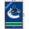 Trends International NHL Vancouver Canucks - Logo 21 Framed Wall Poster Prints - 3 of 4