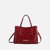 MKF Collection Aurelia Crocodile-Embossed Vegan Leather Women's Tote Stylish Shoulder Handbag by Mia K - 2 of 4
