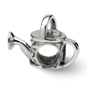 Black Bow Jewelry Sterling Silver Watering Can Bead Charm - 1 of 3