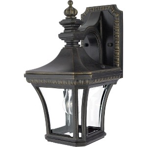 Devon 1-Light Imperial Bronze Outdoor Wall Lantern - 1 of 3