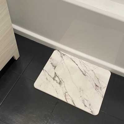 Quick-dry Diatomaceous Earth Bath Mat Gray - Slipx Solutions : Target