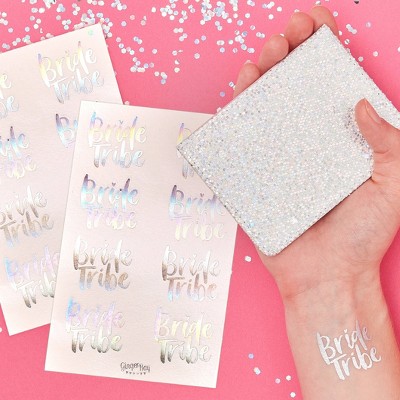 "Bride Tribe" Temporary Party Tattoos