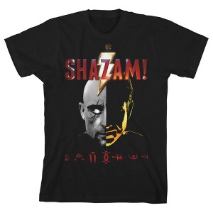 DC Comics Shazam! Double-Faced Short-Sleeve T-Shirt Toddler Boy to Youth Boy - 1 of 3