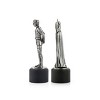 Royal Selangor Hand Finished Star Wars Collection Pewter Imperial Officer & Royal Guard Bishop & Knight Chess Piece Pair Gift - 3 of 4