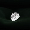 Slickblue 6.6 Ct. Luxurious Women's Engagement Ring – with Round & Baguette Cut, Size 5-10 - 3 of 3