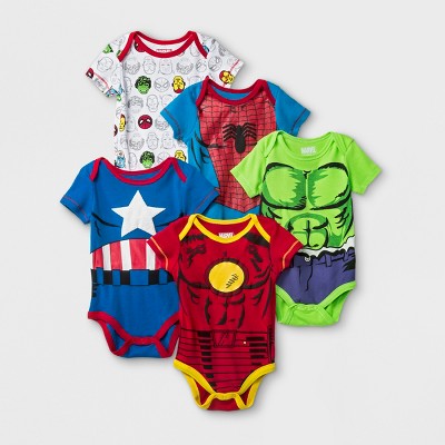 marvel newborn baby clothes