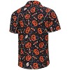 Coolmee Mens Halloween Christmas Shirts Funky Button Down Shirts Party Aloha Shirt Holiday Hawaiian Tops - 3 of 4