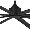 84" Minka Aire Modern Indoor Outdoor Ceiling Fan with Remote Control Coal Iron Wet Rated for Patio Exterior House Home Porch Barn - 3 of 4