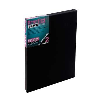 Practica Stretched Canvas 2 Pack - Black