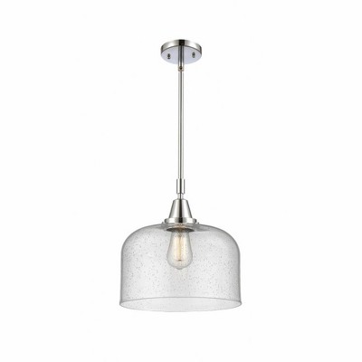 Bell - 1 Light Stem Hung Mini Pendant In Industrial Style-14.13 Inches Tall and 12 Inches Wide