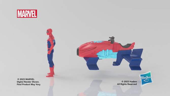 Marvel Spider-Man Epic Hero Web Splashers Hydro Jet Blast, 2 of 11, play video