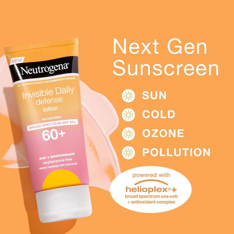 Neutrogena Invisible Daily Defense Sunscreen Lotion - 3 fl oz, 4 of 17