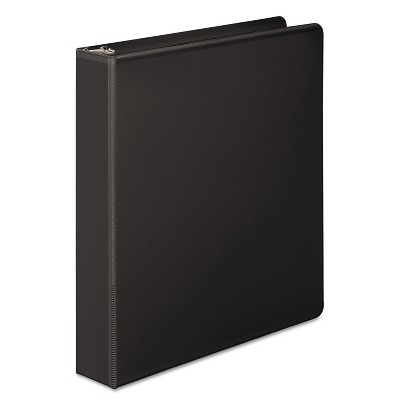 Wilson Jones 362 Basic Round Ring View Binder 1" Cap Black 36214B