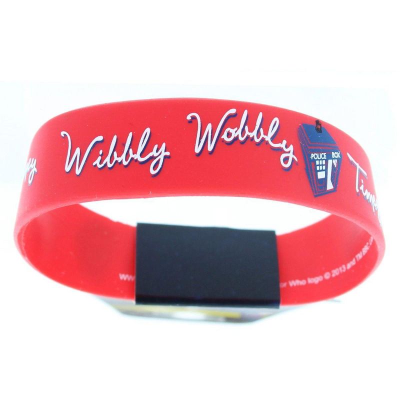 Seven20 Doctor Who Rubber Wristband Wibbly Wobbly Timey Wimey, 1 of 2