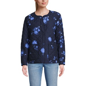 Lands' End Women's Quilted Reversible Jacket - 1 of 4