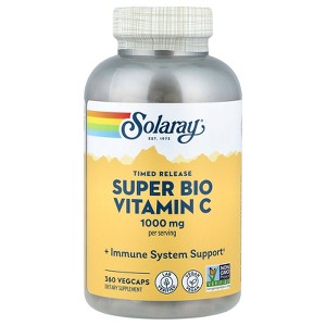 Solaray Super Bio Vitamin C, Timed Release, 360 VegCaps - 1 of 4