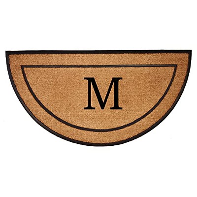 Calloway Mills 106573672M The General Monogram Doormat, 24" x 36", Letter M