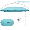 Ainfox 13ft Market Umbrella With 36 Led Lights - 3 of 4