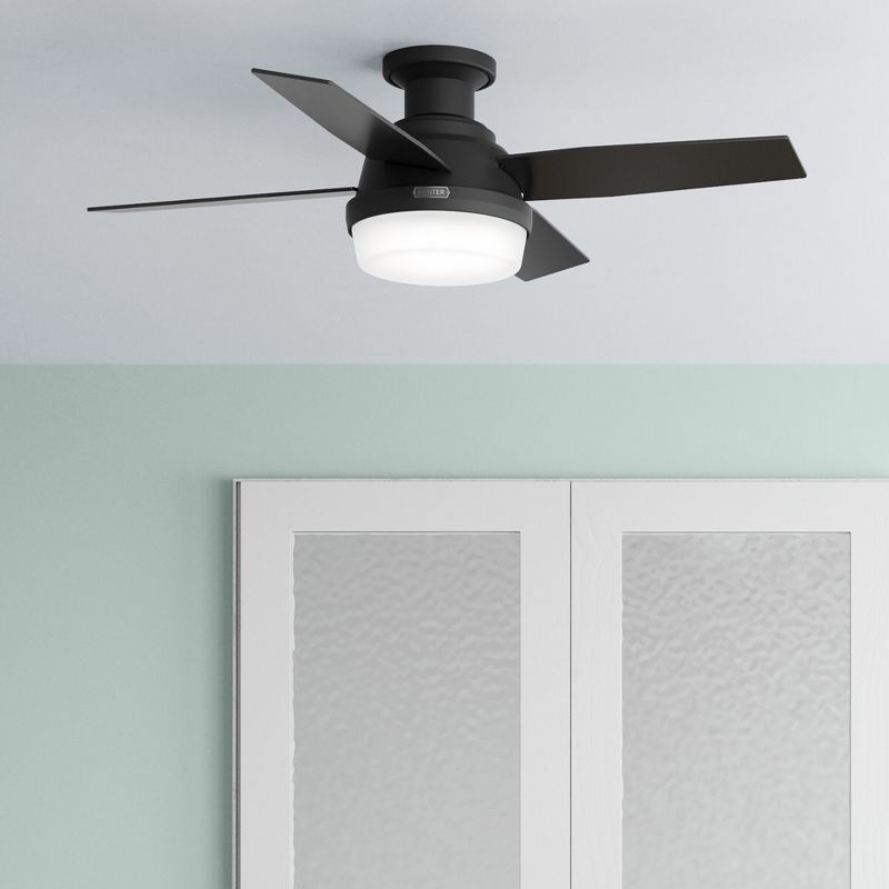  44" Dempsey Low Profile Ceiling Fan with Remote (Includes LED Light Bulb) - Hunter Fan, 5 of 20