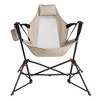 KTMBDW Rocking Camping Chair, 2 Pack High Mesh Back Portable Folding Camp Chairs with Pillows, Cup Holder and Carry Bag for Lawn  Patio Garden Outdoor - 2 of 4