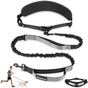PetAmi Hands Free Dog Leash, Adjustable Waist Belt for Large Dog Walking Up to 125 lbs, Reflective Safety Bungee Running Hiking Jogging Biking - 1 of 4