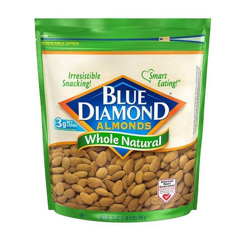 Blue Diamond Natural Almonds - 25oz : Target