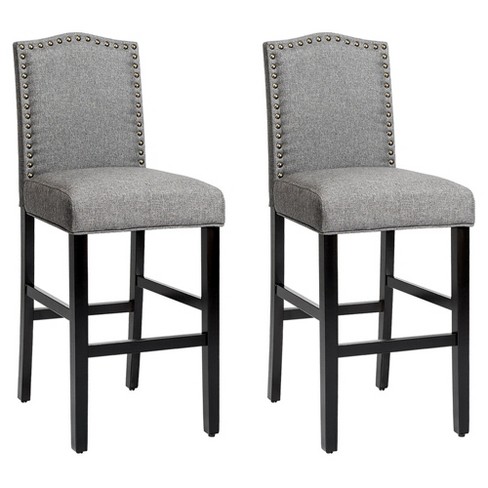 Black and best sale grey bar stools