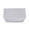 MAYEERTY 2-Piece Ceramic Flowerpot Modern Planter Gloss White for Patio Garden Windowsills - 2 of 4