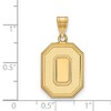 Black Bow Jewelry 10k Yellow Gold Ohio State Buckeyes NCAA Large Pendant - 2 of 3