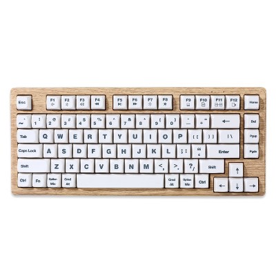 IJoy Wooden Printed Keyboard - Light Tone