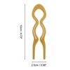 Unique Bargains U-shaped Hair Pin 4.72"x0.98" 1 Pc - 4 of 4