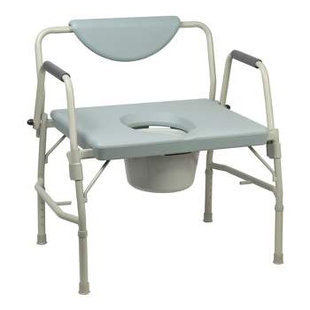 McKesson Bariatric Commode Chair Portable Toilet, 1 Count