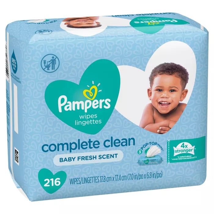 Pampers Fresh Baby Wipes, Pampers