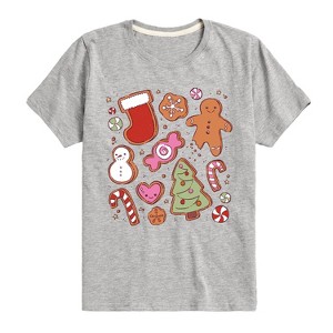 Boys' - Instant Message - Kawaii Christmas Treats Short Sleeve Graphic T-Shirt - 1 of 4