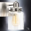 Urban Ambiance Luxury Modern Farmhouse Bath Fixture,  8-5/8"H x 21-5/8"W,  Brushed Nickel Finish, UHP2142 - 4 of 4