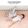 LISM 2 PCS Cotton Crib Sheets Baby Sheets for Standard Crib Mattress, 52"x 28" - 4 of 4