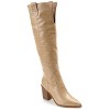 Journee Collection Women's Therese Stacked Heel Knee High Boots - 2 of 4