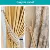 Unique Bargains Aluminum Alloy Office Decorative Wall Mounted Curtain Holdback - 4 of 4