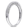 EVERLY JEWELRY | 10K White Gold 1/10 CT TW Diamond Anniversary Band - 2 of 4