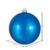 Vickerman Blue Ball Ornament - 2 of 4