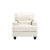 Faux Leather Upholstered Accent Chairs for Living Room - Morden Fort - 2 of 4
